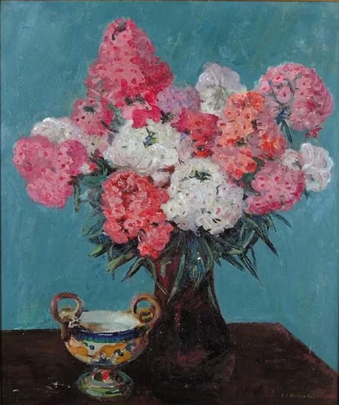 Natura morta con vaso di fiori
